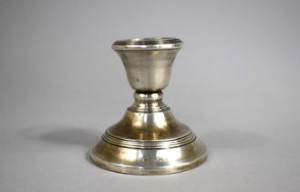 A Small Silver Candlestick by W.B.ltd, Birmingham 1925