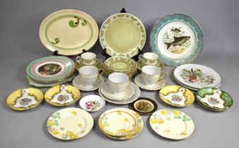 A Collection of Various Ceramics to Comprise Part Tea Set, Paragon Saucers and Side Plates etc