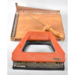 A Mid 20th Century Office Guillotine and a Hole Puncher