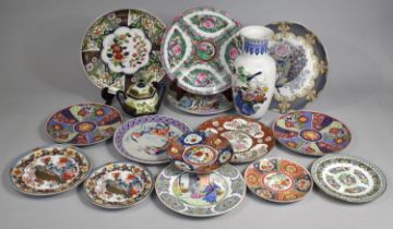 A Collection of Various Oriental Decorative Ceramics to Comprise Plates, Vase etc