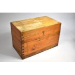 An Edwardian/Mid 20th Century Rectangular Storage Box with Hinged Lid, 40cm wide