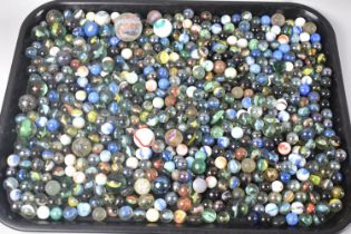 A Large Quantity of Mixed Sized and Mixed Age Marbles, Some with Substantial Condition Issues