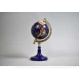 A Modern Table Top Specimen Table Globe, 25.5cm high