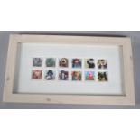 A Framed Collection of 12 British Stamps, Classic Children's TV Stamps by Royal Mail