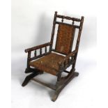 A Late 19th/Early 20th Century Child's American Rocking Chair