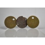 Two Miner's Tokens Along with a Financial Miner's Token From January 1910