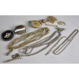 A Collection of Various Victorian and Edwardian Jewellery Items to Comprise White Metal Star Cut