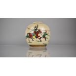 A Chinese Nanking Crackle Glazed Ginger Jar Decorated in Polychrome Enamels with Battle Scene with