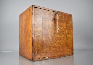 A Late Victorian/Edwardian Portable Stationery Box by Houghton and Gunn, Fall Front to Fitted