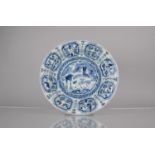 An Early Chinese Porcelain, Probably Kangxi Period (1662-1722) Blue and White Plate Decorated with