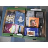 Two Boxes of Various Auction Catalogues to include Dreweats and Phillips Auctions, Mainly Ceramics