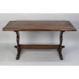 An Oak Refectory Dining Table, 152cm wide