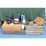 WITHDRAWN: Collection of Various Sundries to include Shower Seat, First Aid Box, Bedpan etc