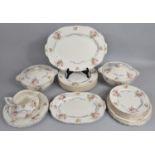 An Alfred Meakin Holiday Morn Pattern Dinner Service to include Plates, Platters, Tureens Etc