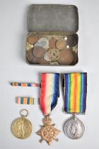 A Collection of Three WWI Medals Awarded to 12550 Pte. C Clarke, Scottish Rifles together with