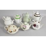 A Collection of Various Tea and Coffee Pots to include Examples by Folian China, Coalport Etc