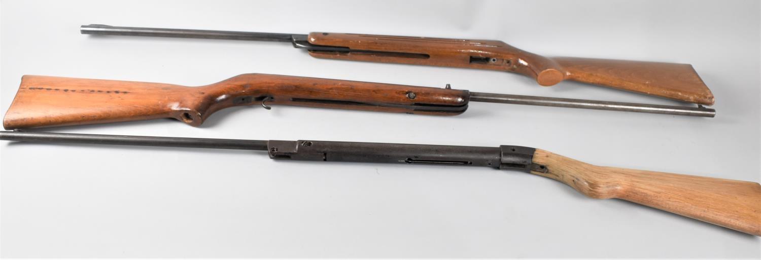A Collection of Three Vintage Air Rifles All in Need of Some Attention, to Include BSA Meteor - Image 2 of 2