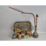 A Collection of Various Vintage and Later Sundries to comprise Shisha Pipe, Bakelite Clock,