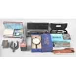 A Collection of Various Engineers Tools and Gauges, Micrometer Screw Etc