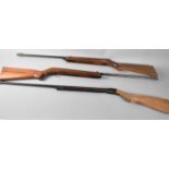 A Collection of Three Vintage Air Rifles All in Need of Some Attention, to Include BSA Meteor