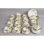 An Edwardian Allertons Floral Decorated Tea Set Together with a 19th Century Part Porcelain