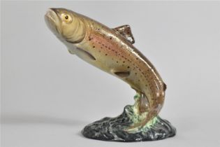 A Beswick Ceramic Model of a Leaping Trout, No. 1032