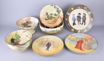 A Collection of Various Royal Doulton Series Ware Plates to include Old English Coaching Scene,
