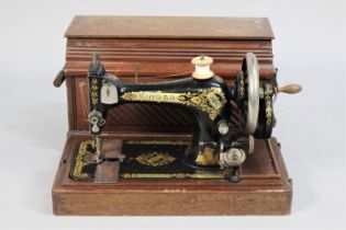 A Vintage Manual Singer Sewing Machine