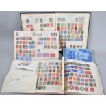 A Collection of Various Schoolboy Stamp Albums Containing Stamps from Victoria Onwards together with