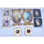 Four Pairs of Reproduction Framed Miniature Prints