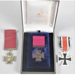 A Collection of Reproduction Military Medals to include German Iron Cross and Two Facsimile Victoria