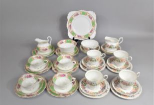 Two Part Teasets, Paragon Country Lane and Plant Tuscan China