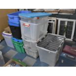 A Collection of Various Plastic Boxes, Storage Boxes Etc (Condition Issues)