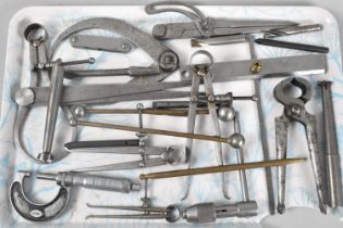 A Collection of Various Vintage Engineering Tools