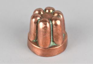 A Small Victorian Copper Jelly Mould, 8cm high