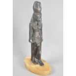 A Cast Metal Egyptian Souvenir Tomb Figure, 25cms High