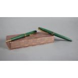 A Vintage Conway Stewart Pen and Propelling Pencil Set, Pen with 14ct Gold Nib