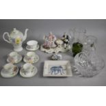 A Collection of Various Items to comprise Plant Tuscan China Part Service, Continental Figure Group,