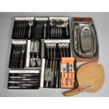 A Collection of Various Cased Oneida Community Stainless Steel Cutlery to comprise Spoons, Forks,