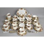 A Large Collection of Various Royal Albert Old Country Roses Teawares to comprise Saucers, Side