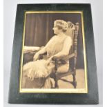 A 1920's Presentation Photograph of Princess Victoria Eugenie of Battenberg (1887-1969), Shown