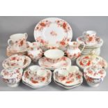 A Large Collection of Coalport Feldspar Porcelain Dinnerwares (Some with Bottom Stamp, 'Patronised