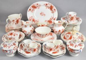 A Large Collection of Coalport Feldspar Porcelain Dinnerwares (Some with Bottom Stamp, 'Patronised