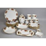 A Collection of Various Royal Albert Old Country Roses China to Comprise Eight Large Plates, Eight