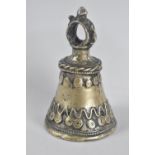 A West African Bronze Bell, 13cms Diameter