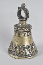 A West African Bronze Bell, 13cms Diameter