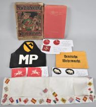 A Collection of Militaria to include Uniform Flashes, Military Police and 1940 Deutsche Wehrmacht