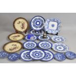 A Collection of Various 19th and 20th Century Ceramics to comprise Cauldon Blue Transfer Printed