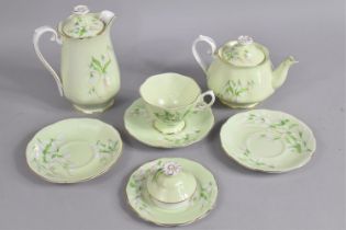A Collection of Royal Albert Laurentian Snowdrop Teawares to comrise Cups and Three Saucers,