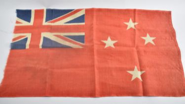 A Printed Linen New Zealand Ensign, 73cms by 41cms